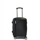 Talos Cabin Travel Suitcase Hard Black with 4 Wheels Height 52cm.