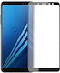 5D 0.3mm Full Face Tempered Glass Negru (Galaxy A6 2018)