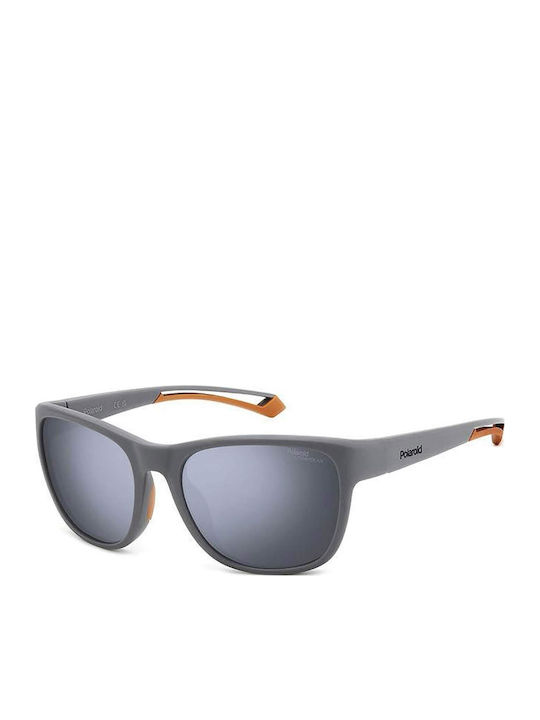 Polaroid Herren Sonnenbrille mit Gray Kunststof...