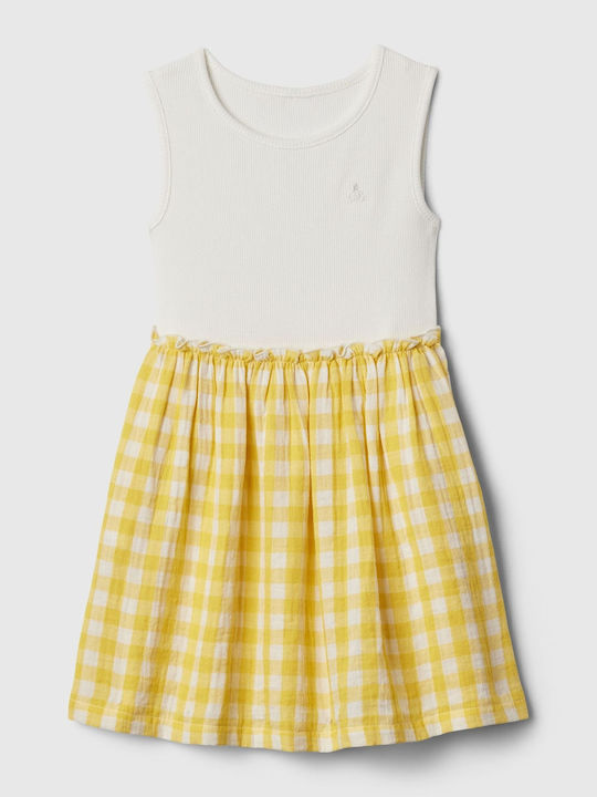 GAP Rochie pentru Copii Fără mâneci Yellow