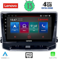 Lenovo Car Audio System for Jeep Compass 2022> (Bluetooth/USB/WiFi/GPS) with Touch Screen 10"