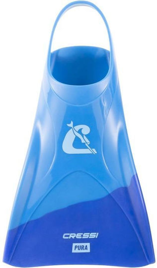 CressiSub Βατραχοπέδιλα Πισίνας Pura Κοντά Blue/light Blue