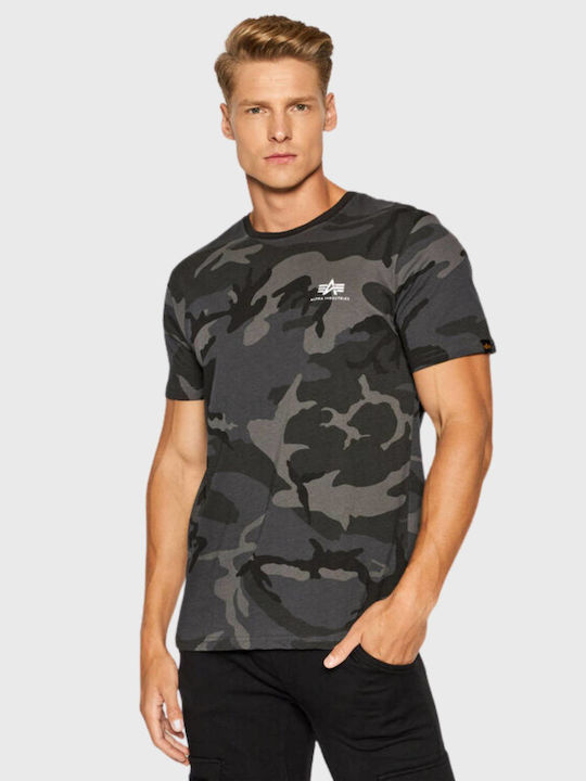 Alpha Industries Backprint T Kurzarmbluse Schwarz