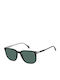 David Beckham Men's Sunglasses with Black Plastic Frame and Green Lens DB 1141/S 807/QT