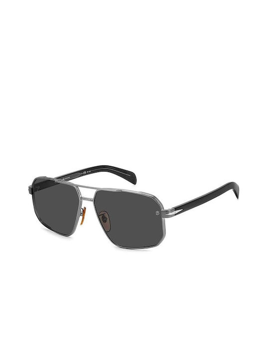 David Beckham Men's Sunglasses with Silver Meta...