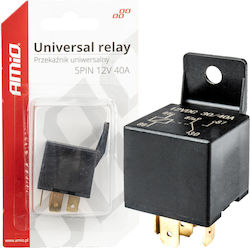 AMiO Car Relay 5 pin 12V 40Ah