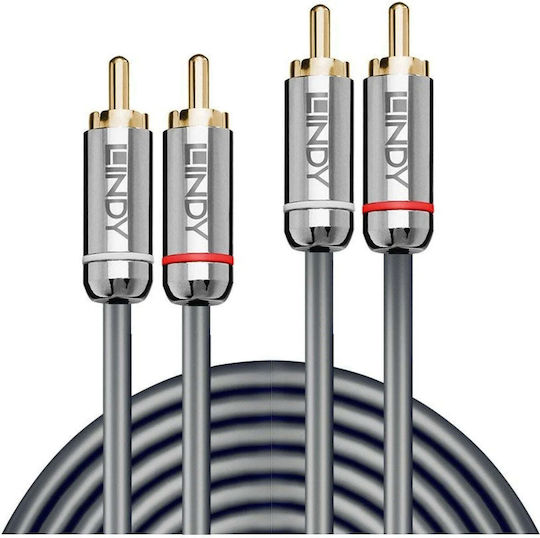 Lindy Cable 2x RCA male - 2x RCA male 2m 35346