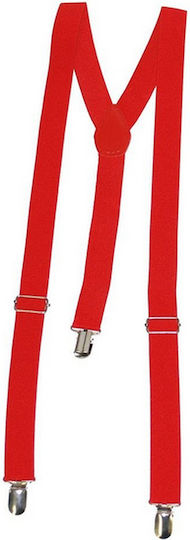 Carnival Suspenders Red