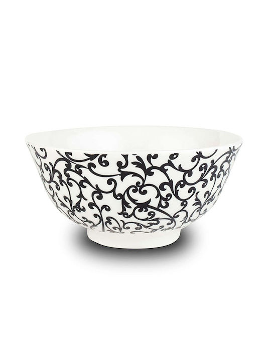 Nava Serving Bowl Round made of Porcelain with Diameter 15.5cm