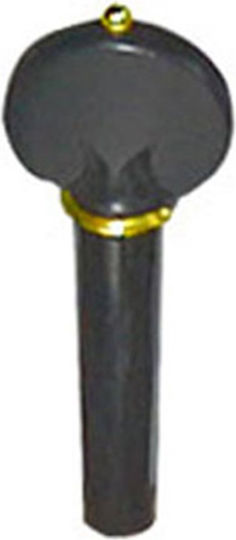 F.Ziegler Tuning peg for Violin Ebony Golden Pin