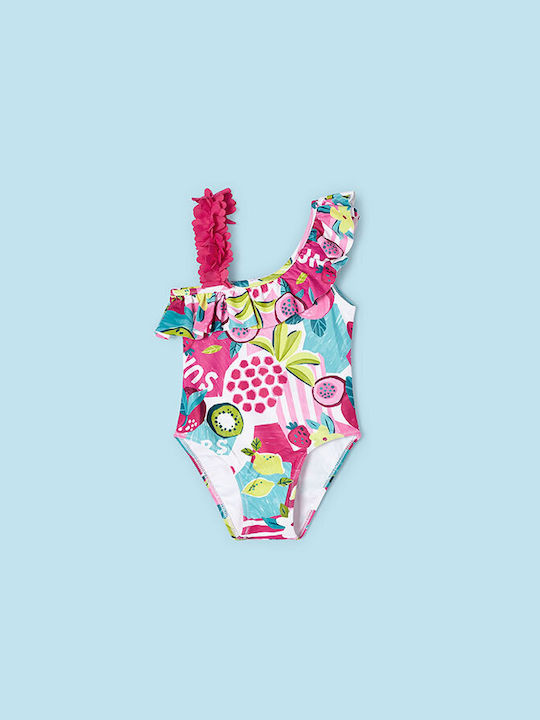 Mayoral Kids Swimwear One-Piece Fuchsia