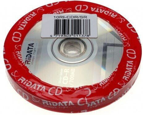 Ritek Εγγράψιμα CD-R Cake Box 10τμχ