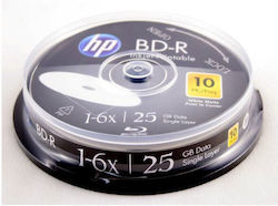 HP Εγγράψιμο BD-R 25GB 1τμχ HP Εγγράψιμο BD-R 25GB 1τμχ