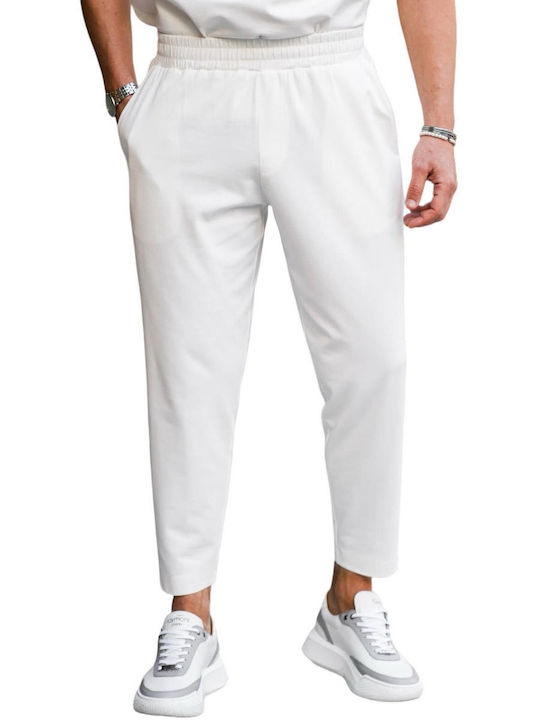 Vittorio Artist Men's Trousers White