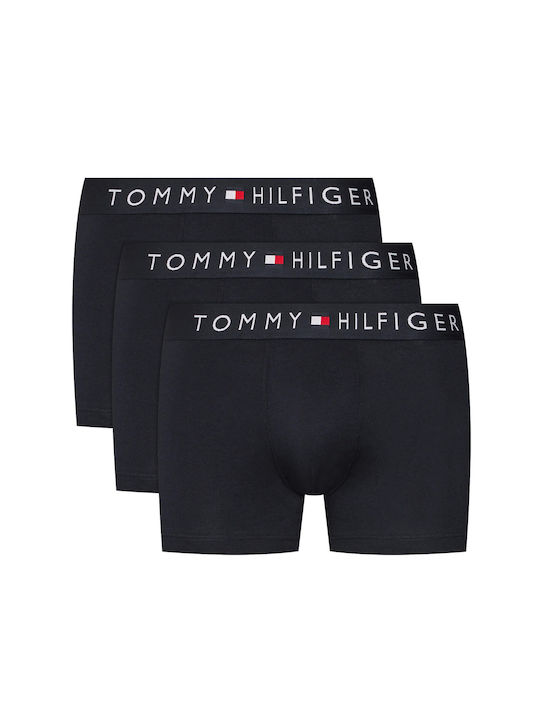 Tommy Hilfiger Boxeri pentru bărbați Albastru 3Pachet