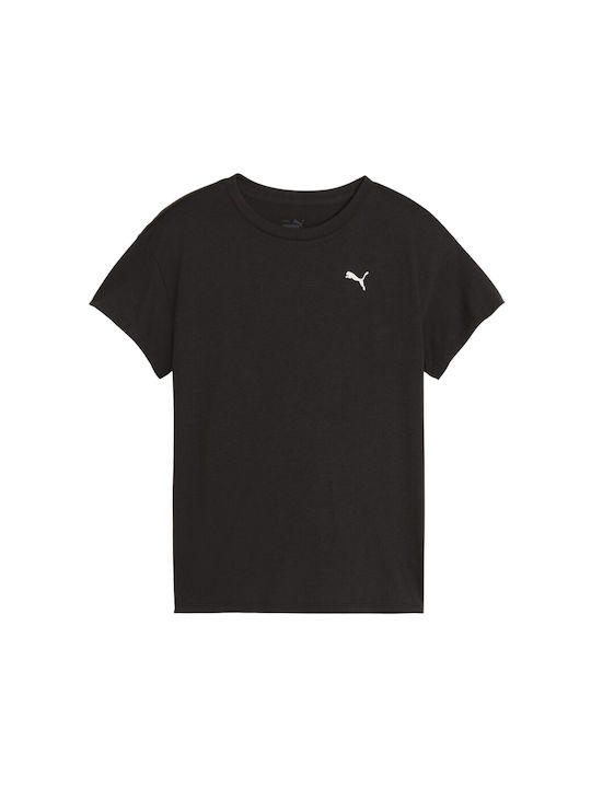 Puma Παιδικό T-shirt Μαύρο