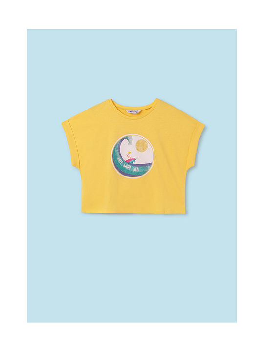 Mayoral Kids T-shirt Yellow