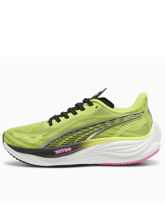 Puma Velocity Nitro 3 Women's Running Sport Shoes Yellow