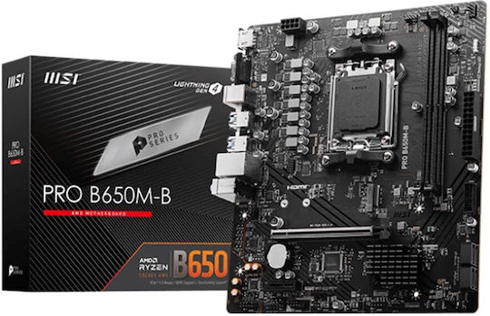 PRO B650M-B Motherboard Micro ATX με AMD AM5 Socket 7E28-005R