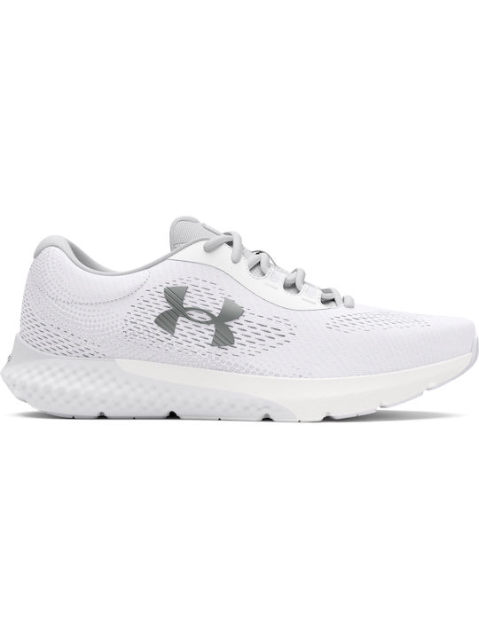 Under Armour Charged Rogue 4 Γυναικεία Αθλητικά Παπούτσια Running Λευκά