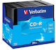 Verbatim Recordable CD-R 52x 700MB Cake Box 20pcs