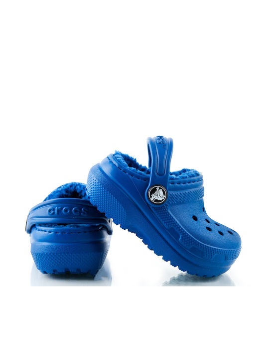 Crocs Παιδικές Παντόφλες Navy Μπλε Classic