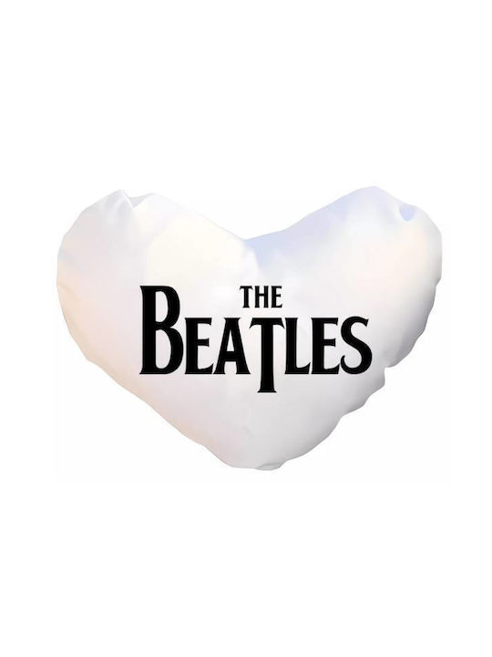 Takeposition Μαξιλάρι Καναπέ The Beatles Λευκό 40x40εκ.