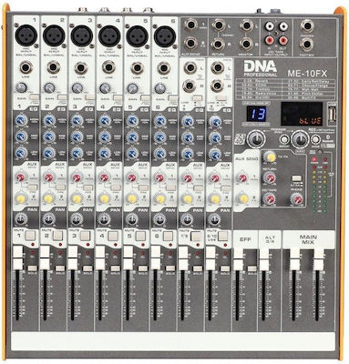 DNA Me-10fx Analogic Combiner 10 Canale / 10 Intrări XLR & Bluetooth