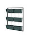 Outsunny Pot Plastic Dark Green 52x14x66cm.