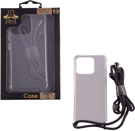 Idol 1991 Back Cover Silicon cu Curea Transparent (Xiaomi 14)