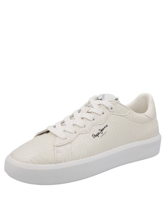 Pepe Jeans Γυναικεία Sneakers Λευκό / Κρεμ