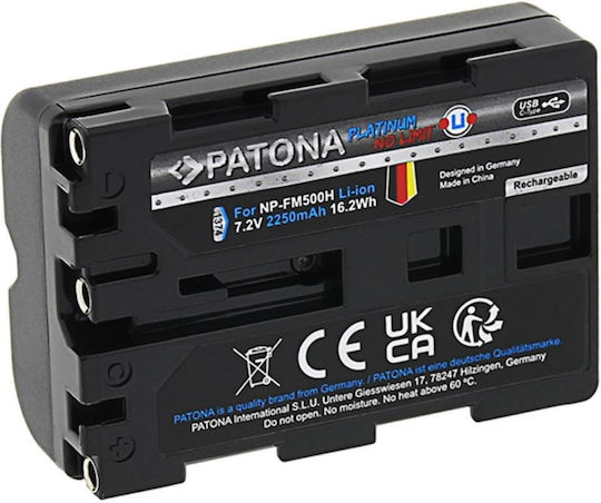 Patona Camera Battery Alpha 57 65 77 99 Dslra100 Dslr-a100 Dslra100h Dslr-a200 1128