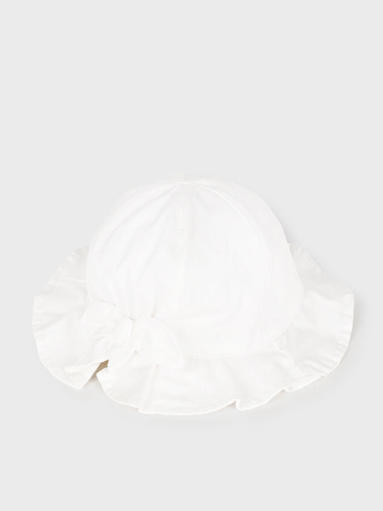 Mayoral Kids' Hat Fabric White