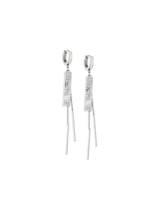 Senza Earrings made of Steel