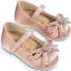 Babywalker Pink Baptism Leather Pumps