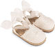 Babywalker White Baptism Fabric Espadrilles