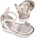 Babywalker White Baptism Leather Sandals