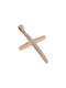 Women's Rose Gold Cross 14K