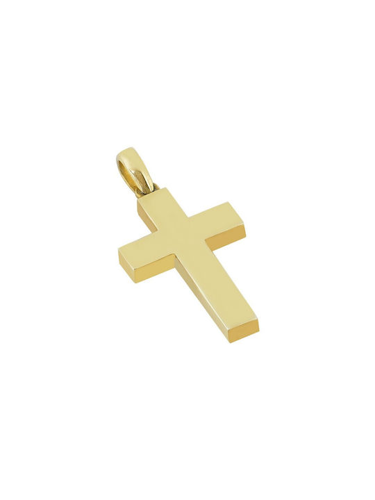 Herren Gold Kreuz 14K