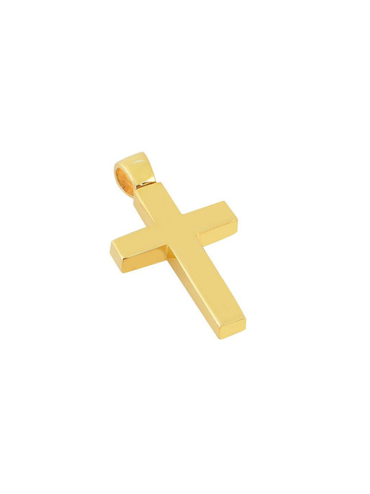 Herren Gold Kreuz 14K