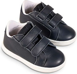 Babywalker Βαπτιστικά Δερμάτινα Sneakers Μπλε