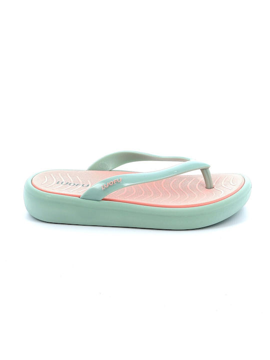 Parex Frauen Flip Flops in Grün Farbe