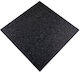 Alpine Fitness Rubber Gym Floor Puzzle Mat Black 100x100x1.5cm