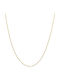 Mv Preziosa Damen Goldene Kette Nacken 14K Länge 45cm