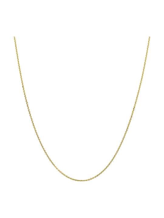 Mv Preziosa Damen Goldene Kette Nacken 14K Länge 40cm