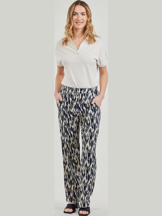 Vero Moda Easy Joy Γυναικεία Παντελόνα Birch navy
