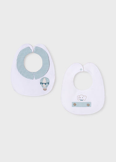 Mayoral Bib Fabric petrol 2pcs