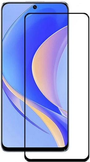 9D 0.3мм Закалено стъкло за цялото лице Черен (Huawei Nova Y90)