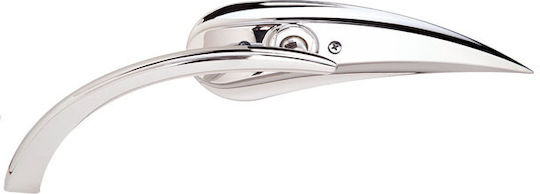 Arlen Ness Motorcycle Mirror 1pcs Silver