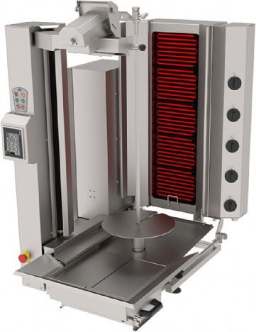 Karamco Μηχανή Γύρου Elektrisch Adr-c1-5e mit Grill für 90kg